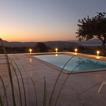 Stone Villa Halepa With Panoramic View. Neon Khorion  Bagian luar foto