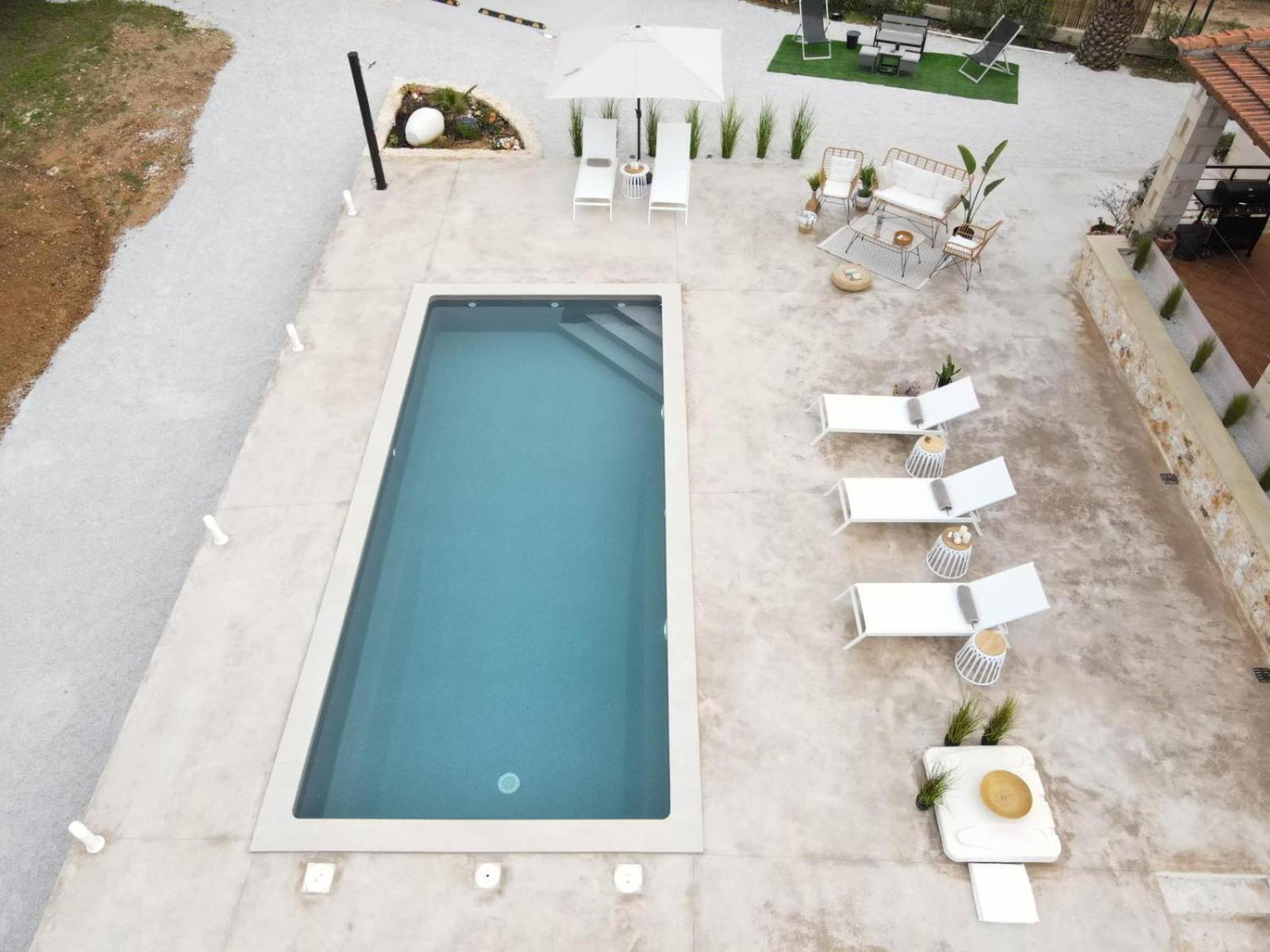 Stone Villa Halepa With Panoramic View. Neon Khorion  Bagian luar foto