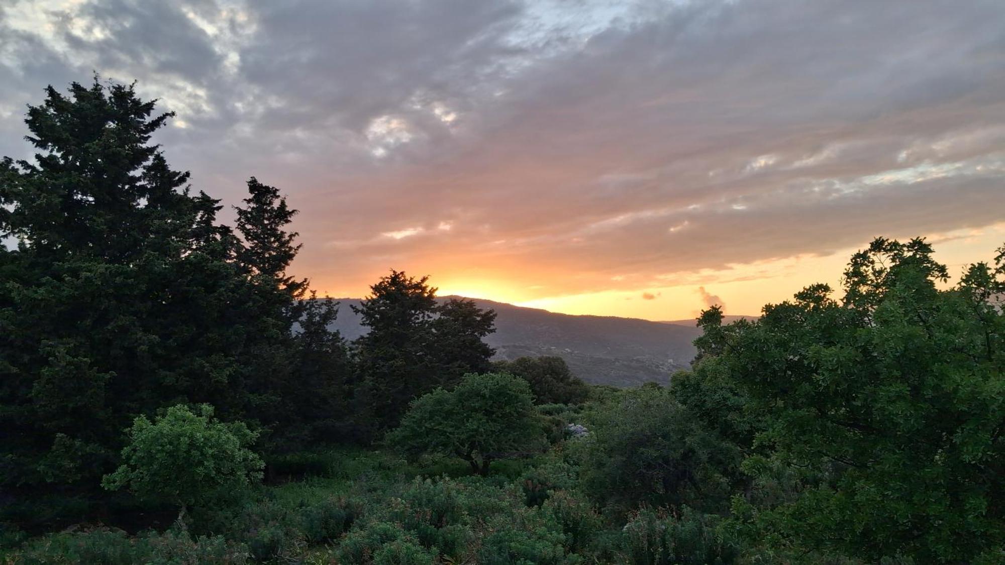 Stone Villa Halepa With Panoramic View. Neon Khorion  Bagian luar foto